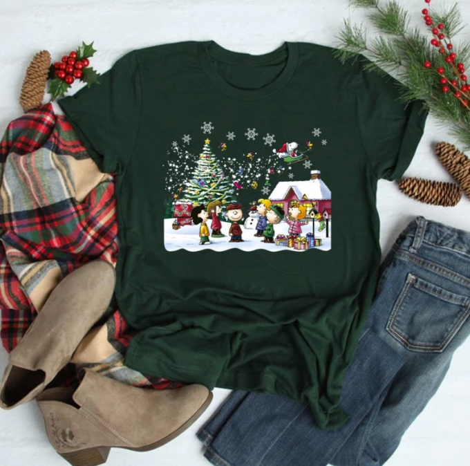 Spread Holiday Cheer With Snoopy Merry Christmas Singing Shirt - Festive And Fun! 2