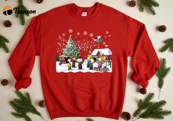 Spread Holiday Cheer With Snoopy Merry Christmas Singing Shirt - Festive And Fun! 1