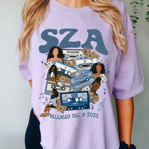 SOS Album SZA Music RnB Shirt – Trendy Singer Rapper Merchandise