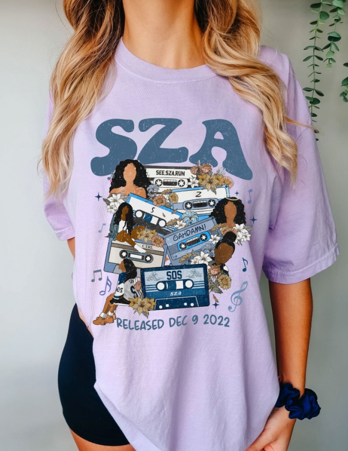 Sos Album Sza Music Rnb Shirt – Trendy Singer Rapper Merchandise 2