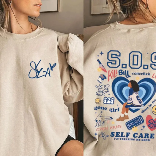 SOS SZA Sweatshirt: Perfect Gift for Fans – Comfy Stylish and Exclusive Merchandise