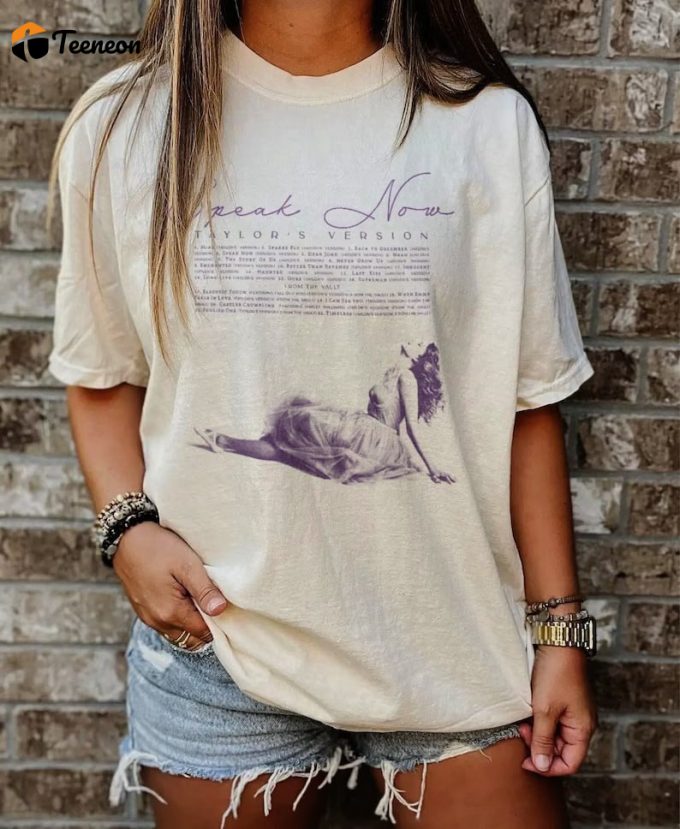 Get The Ultimate Speak Now Taylor S Version Track List Shirt - Exclusive Design! 1