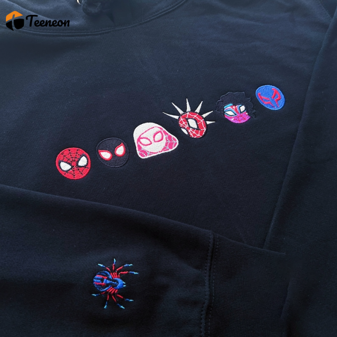 Stylish Spider Gang Embroidered Shirt: Unique Design Quality Fabric Shop Now! 1