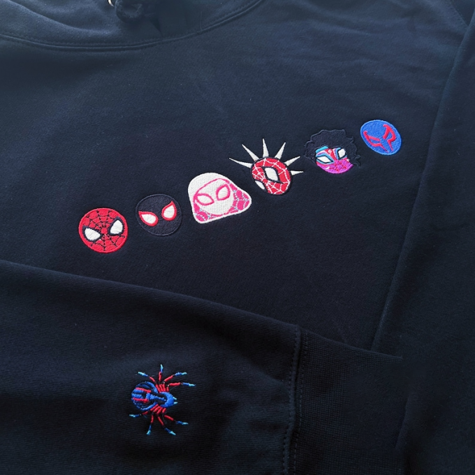 Stylish Spider Gang Embroidered Shirt - Perfect Unisex Gift, Gift For Men Women 2