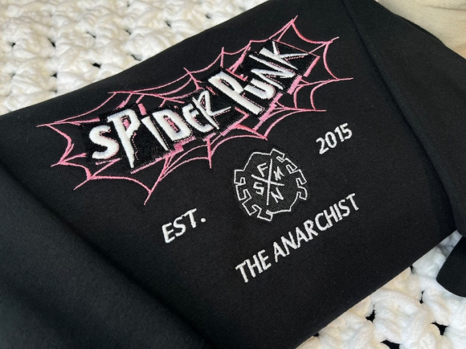 Spider Punk Across Universe Embroidered Shirt: Unique Gift For Men &Amp; Women, Gift For Men Women 3