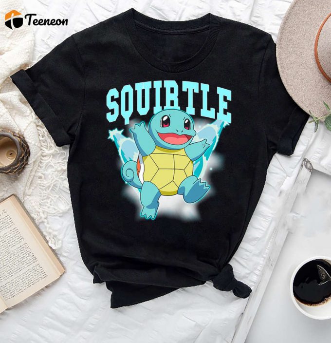 Squirtle Pokemon T-Shirt: Fan Gifts Graphic Tee Vintage Blastoise Shirt 1