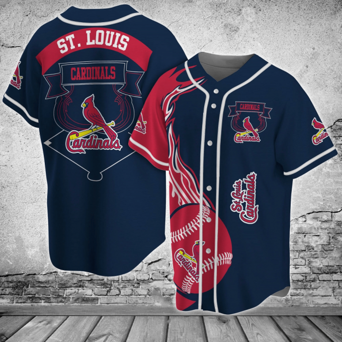 St. Louis Cardinals Mlb Baseball Jersey Shirt Classic 2