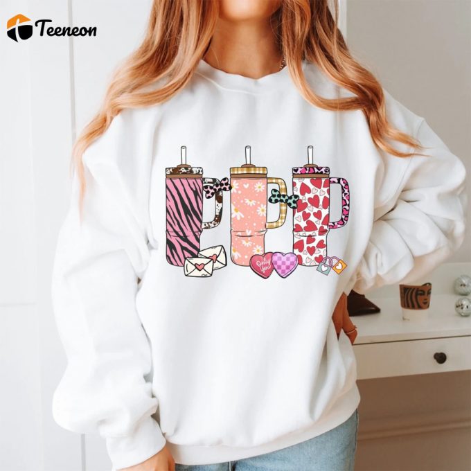 Stanley Cup Valentine S Sweatshirt: Perfect Gift For Wife Galentine Or Friend 1