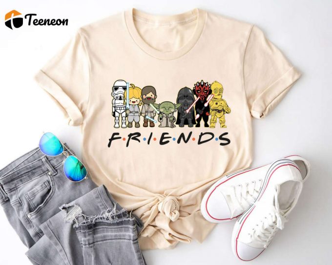 Star Wars Friends Shirt: Retro Disney T-Shirt Character Sweatshirt Disneyland Vacation Hoodie &Amp;Amp; Darth Vader Shirt 1