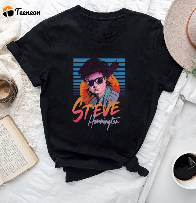 Steve Harrington Babysitter Vintage T-Shirt: Retro Tv Series Shirt 1