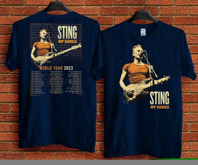 Sting My Song World Tour 2023 T-Shirt: Engaging Concert Shirt 2