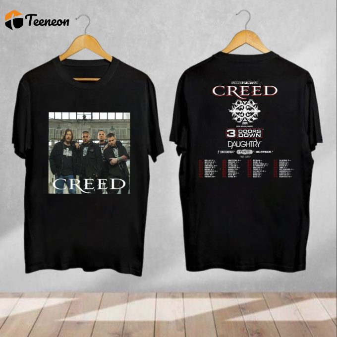 Summer Of 99 Tour Creed Band Shirt – Exclusive Merch &Amp;Amp; Gifts 1