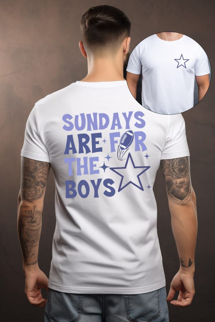 Game Day Dallas Football Sweatshirt - Sundays Are For The Boys! Texas Fall Season Shirt 5