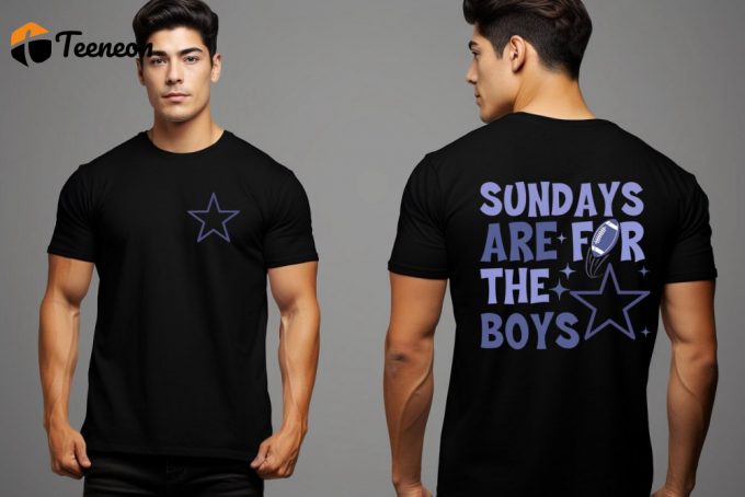 Game Day Dallas Football Sweatshirt - Sundays Are For The Boys! Texas Fall Season Shirt 1