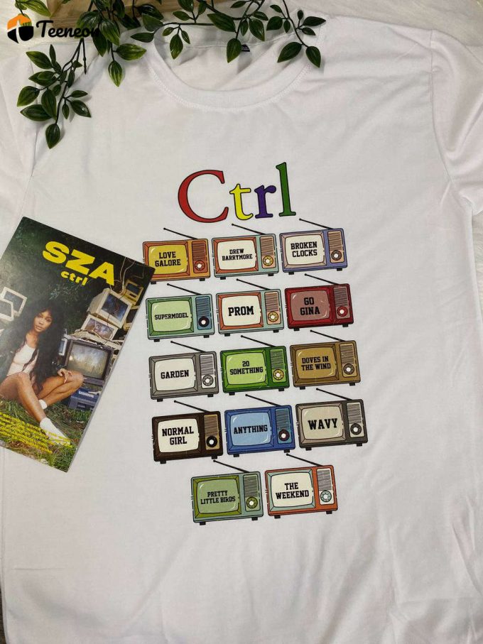 Sza Ctrl Inspired Shirt - Full Tracklist Design For Ultimate Fans! 1