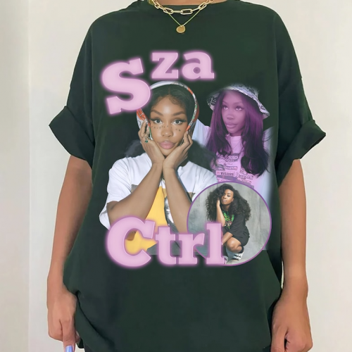 SZA Ctrl Vintage 90s Rap Shirt: Stylish & Nostalgic Urbanwear for Music Lovers