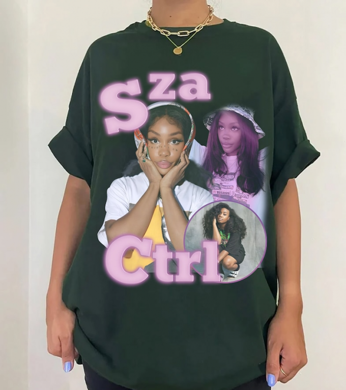 Sza Ctrl Vintage 90S Rap Shirt: Stylish &Amp; Nostalgic Urbanwear For Music Lovers 2