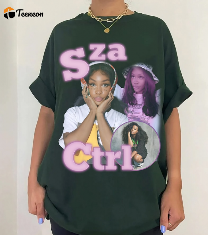 Sza Ctrl Vintage 90S Rap Shirt: Stylish &Amp;Amp; Nostalgic Urbanwear For Music Lovers 1