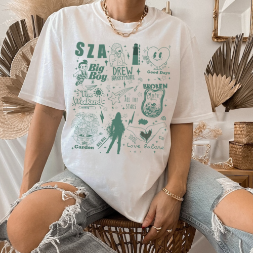 SZA Favorite Songs Shirt: Stylish & Trendy Apparel Featuring Top Hits for Music Lovers!