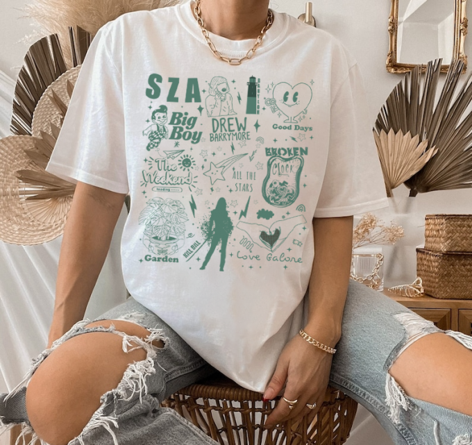 Sza Favorite Songs Shirt: Stylish &Amp; Trendy Apparel Featuring Top Hits For Music Lovers! 2