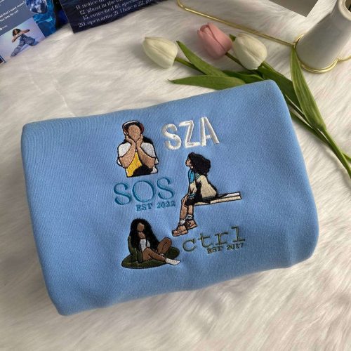 SZA Full Album Embroidered Shirt: Stylish Music Merchandise for Fans