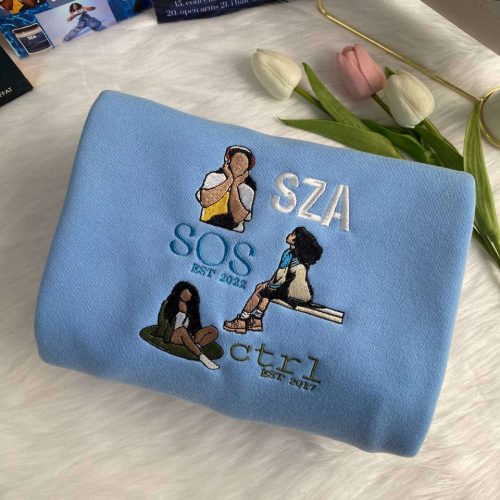 SZA Full Album Embroidered Shirt: Stylish Music Merchandise for Fans