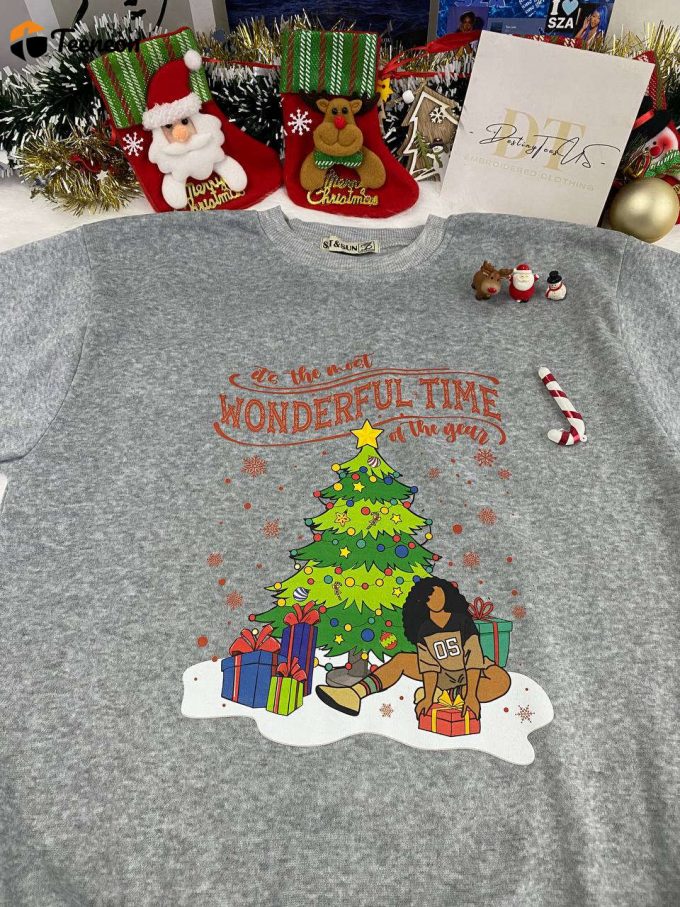 Shop The Sza It S The Most Wonderful Time Of Year Shirt For Festive Style 1