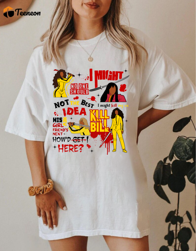 Sza Kill Bill Lyrics Shirt: Unleash Your Style With Inspired Lyrics Design 1