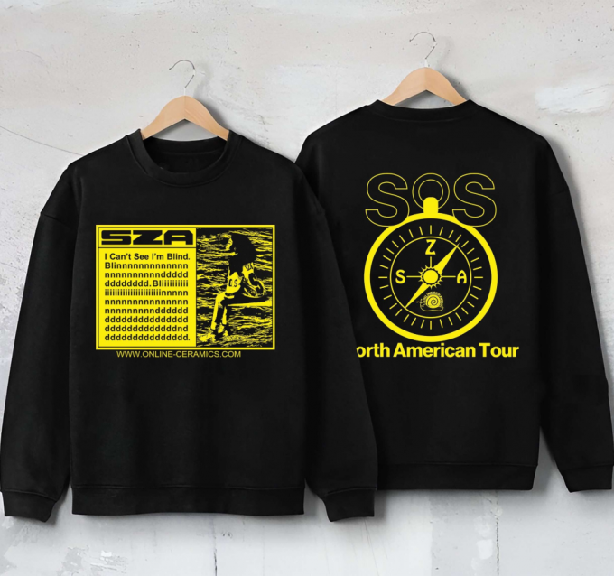 Sza North American Tour 2023 Shirt: Limited Edition Merchandise For Music Lovers 2