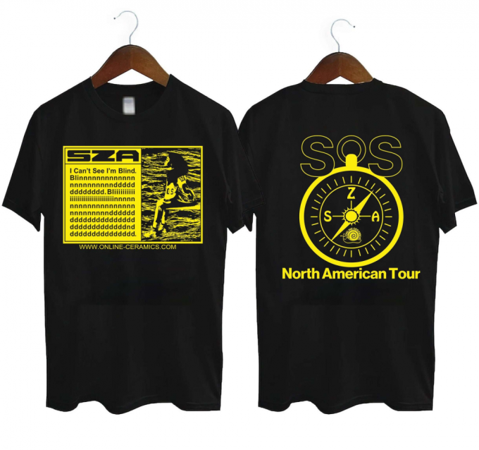 Sza North American Tour 2023 Shirt: Limited Edition Merchandise For Music Lovers 3