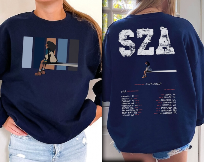 Sza S O S Tour 2023 Shirt: Stylish Merchandise For Fans Seeking Exclusive Memorabilia 2