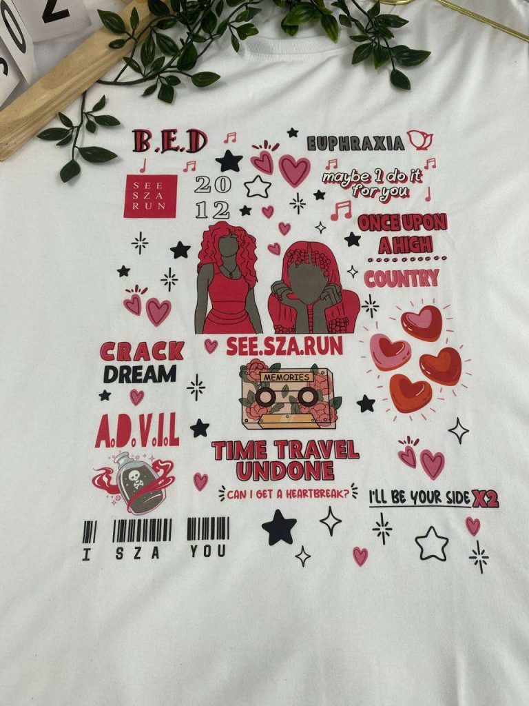 Sza See Sza Run Album Shirt: Stylish &Amp; Exclusive Merchandise For Fans 6