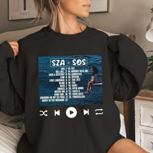 SZA SOS Album Cover Shirt: Trendy Stylish Merchandise with Authentic Design