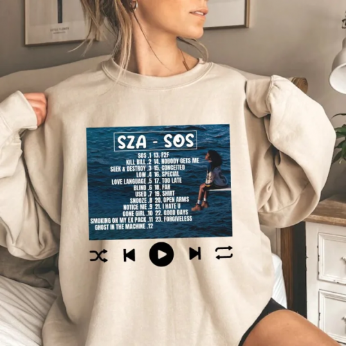 SZA SOS Album Cover Shirt: Exclusive Merchandise for True Fans