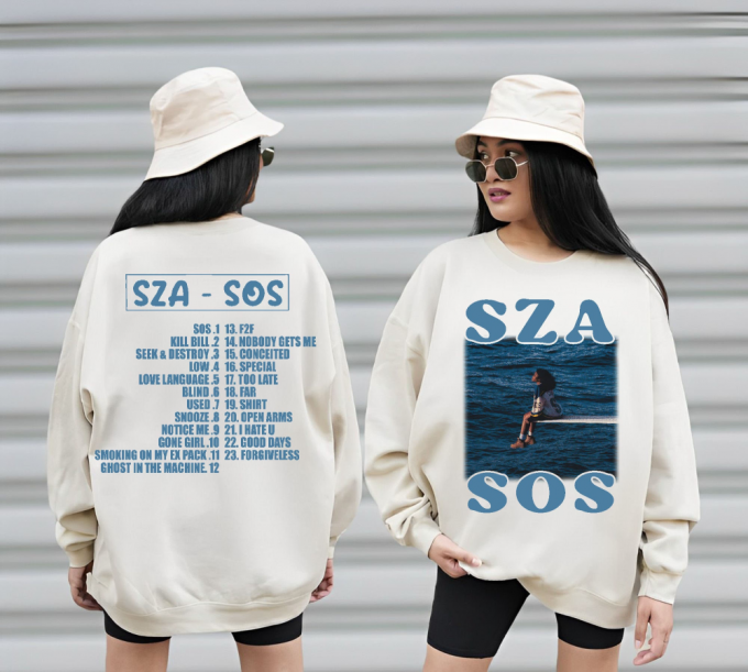 Sza Sos Album Cover Shirt: Embrace Style With Sza S Iconic Artwork For A Trendy Wardrobe 3