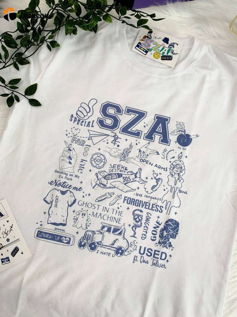 Sza Sos Album Shirt: Full Tracklist Gift For Diehard Sza Fans 4