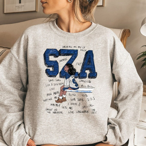 SZA SOS Album Shirt – Vintage Style SZA Shirt Trendy & Unique Merchandise