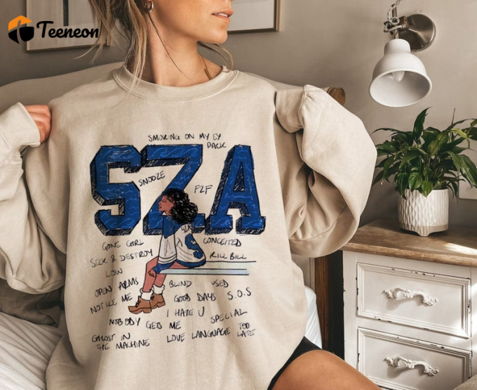 Sza Sos Album Shirt - Vintage Style Sza Shirt Trendy &Amp;Amp; Unique Merchandise 1