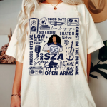 SZA SOS Favorite Songs Shirt: Stylish and Music-Inspired Apparel for True Fans!