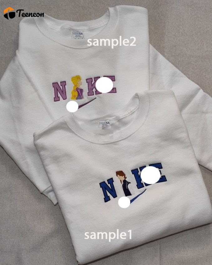 T A Ngl Ed &Amp;Amp; Ra Pun Zel Embroidered Sweatshirt: Perfect Anniversary &Amp;Amp; Valentine S Day Gift For Her 1