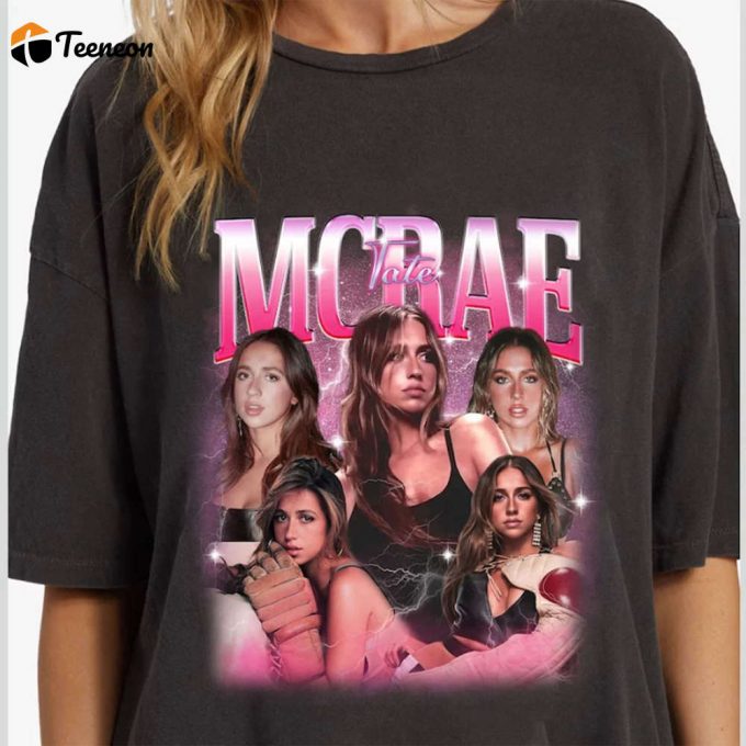 Tate Mcrae Bootleg Shirt: Retro 90S Graphic Y2K Clothing For Fans 1