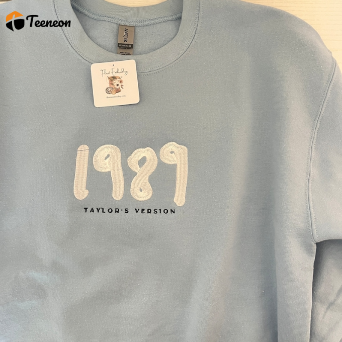 Get The Stylish Taylor Swift 1989 Embroidered Shirt - Limited Edition Music Merchandise 1