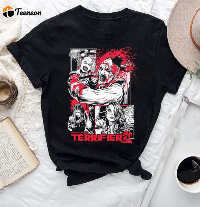 Terrifier 2 Bloody Good T-Shirt: Art The Clown Fan Gifts Movie &Amp;Amp; Vintage Shirt 1