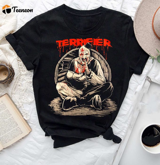 Terrifier Hush Little Baby T-Shirt: Art The Clown Vintage Shirt For Fans 1