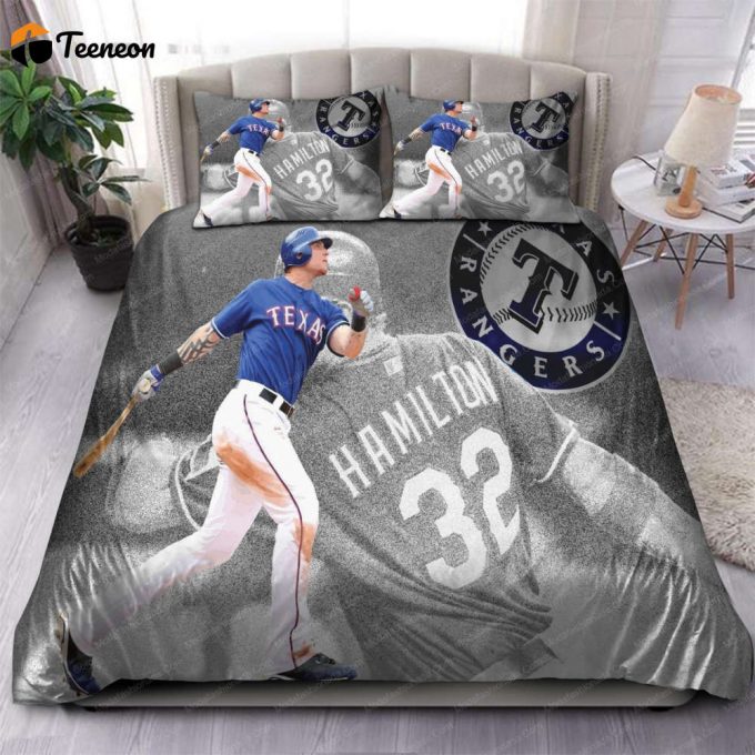 Texas Rangers Josh Hamilton Bedding Set Gift For Fans Gift For Fans 1