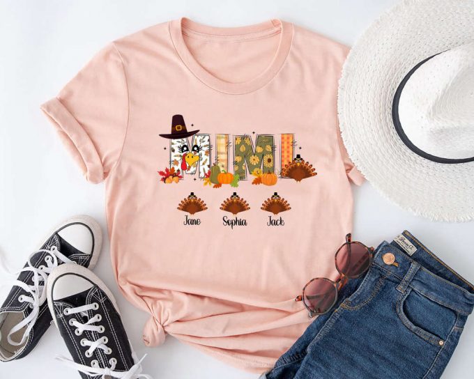 Thanksgiving Nana Grandma Mimi Mom Shirts - Custom Pumpkin Patch Designs 2