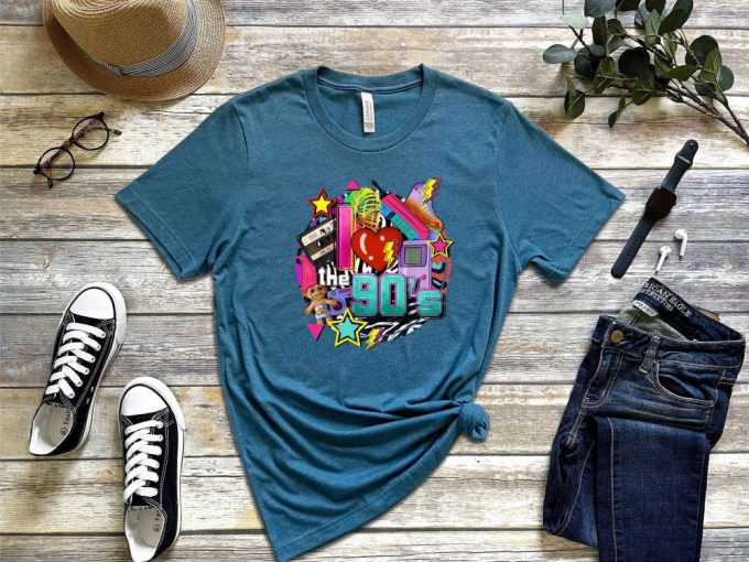 90 S Sweatshirt: Retro Vibes Vintage T-Shirt For Best 90 S Style Vacation &Amp; Party Unique Graphic Shirt For Birthday Gift 2