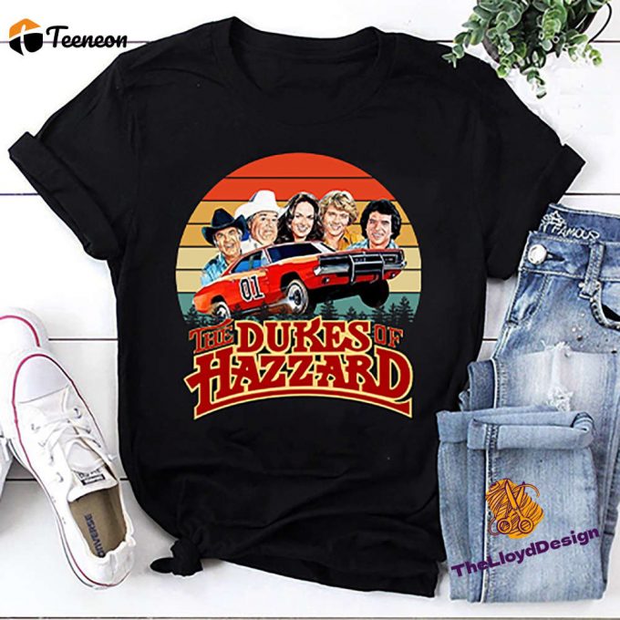 Dukes Of Hazzard T-Shirt: Bo &Amp;Amp; Luke General Lee Retro Movie Vintage Shirt 1