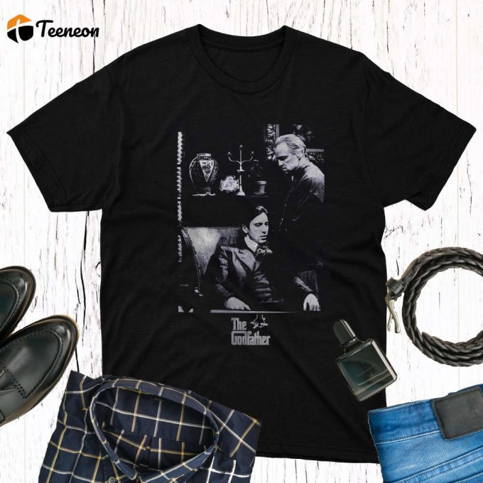 The Godfather Gangster Movie T-Shirt: Vintage Corleone Family Shirt &Amp;Amp; Fan Gifts 1