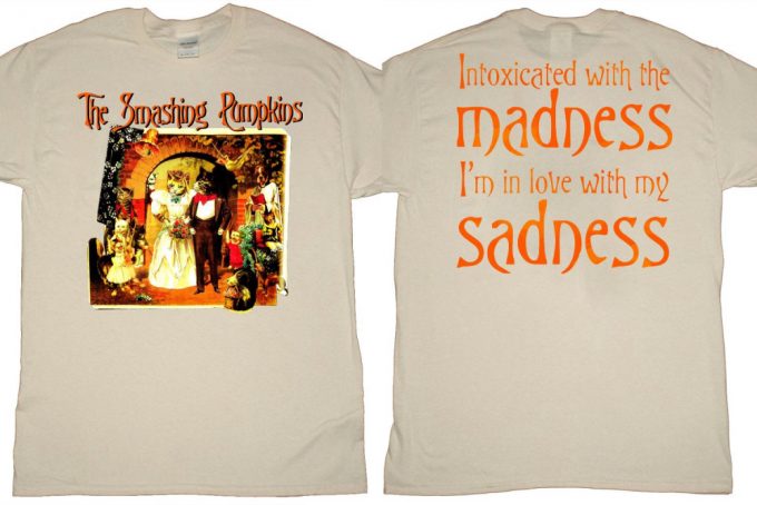 Smashing Pumpkins Intoxicated With Madness T-Shirt: 90S Concert Rock Band Tee 2